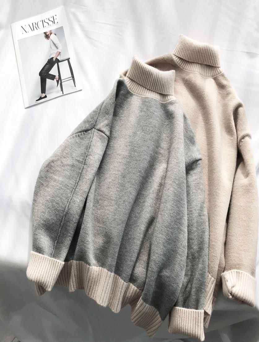 Oversized Turtleneck Sweater Women Loose Pullovers Winter Thick Warm Knit Tops High Neck Color Block Soft Jumper Large Knitwear 207445828, Yellow
Oversized Turtleneck Sweater Women Loose Pullovers Winter Thick Warm Knit Tops High Neck Color Block Soft Jumper Large Knitwear 207445828, Yellow