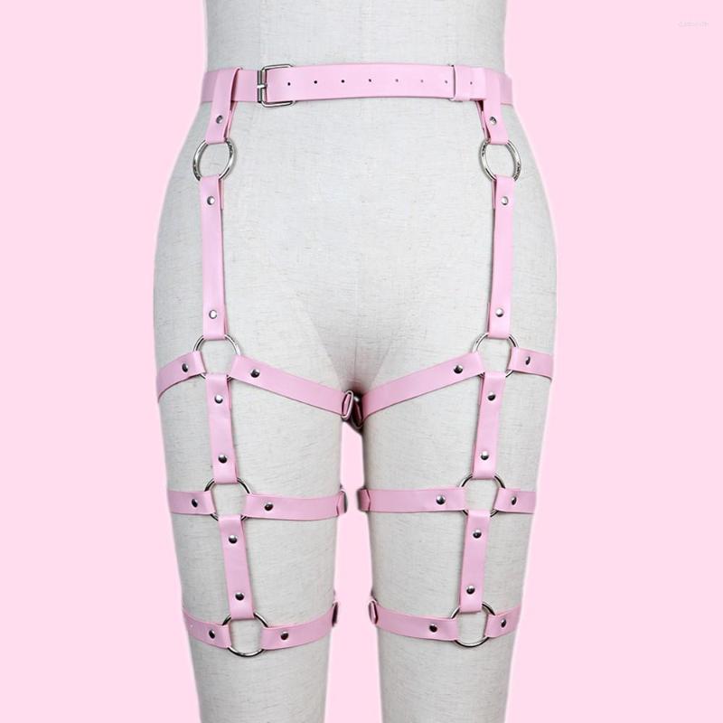 Garters Pink Leather Garter Harness Women Pastel Goth Thigh Bondage Straps Waist Belt Punk Lingerie Size Adjustable Gothic Accessories, Style 4
Garters Pink Leather Garter Harness Women Pastel Goth Thigh Bondage Straps Waist Belt Punk Lingerie Size Adjustable Gothic Accessories, Style 4