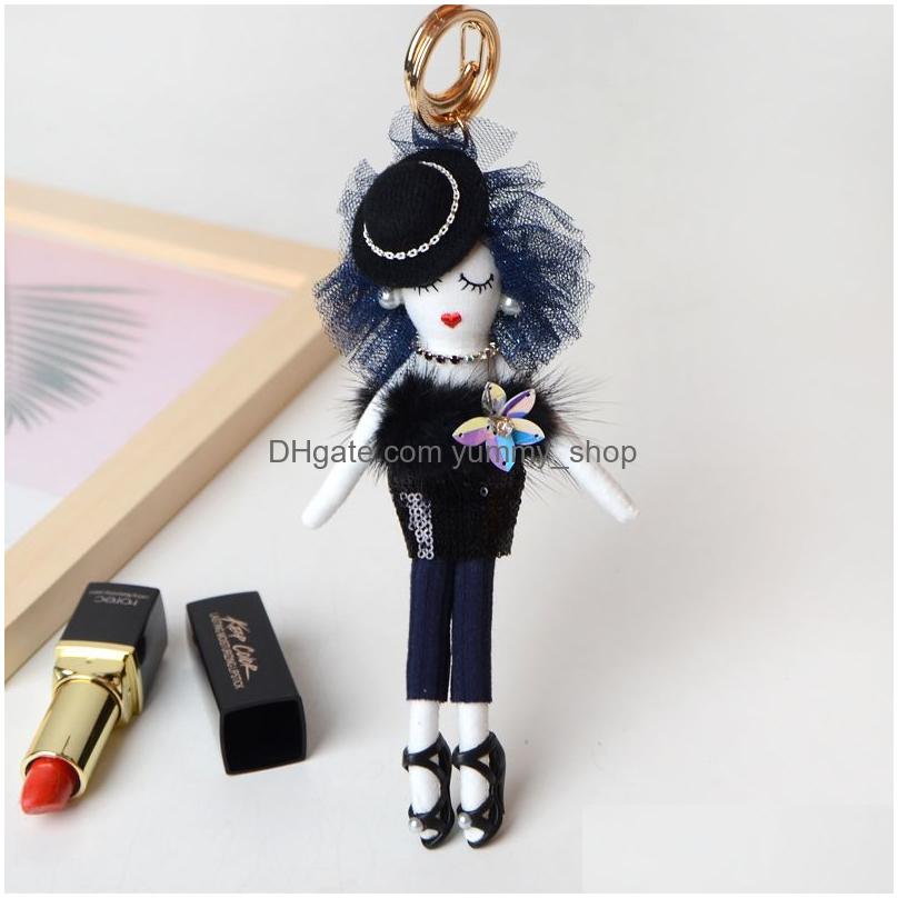 Keychains Lanyards Doll Lady Cute Women Keychain Car Pendant Girls Handmade Statement Fashion Jewelry Bag Key Chains Ring Drop Del Dh49F
Keychains Lanyards Doll Lady Cute Women Keychain Car Pendant Girls Handmade Statement Fashion Jewelry Bag Key Chains Ring Drop Del Dh49F