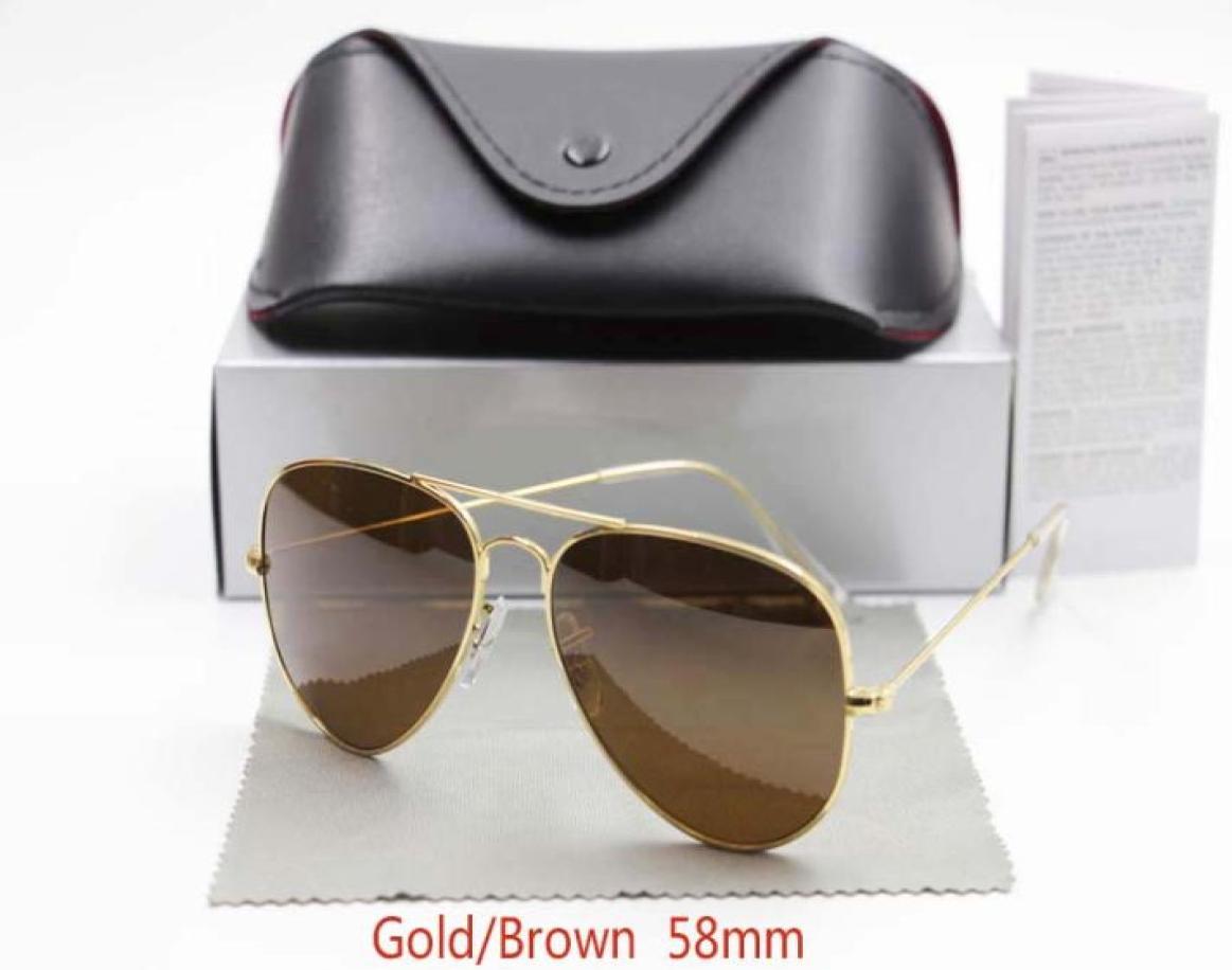 Designer Classic Sunglasses Mens Womens Sun Glasses Gold Frame Black 58mm Glass Lenses Large Metal Brown Case Excellent Quality7524690 
Designer Classic Sunglasses Mens Womens Sun Glasses Gold Frame Black 58mm Glass Lenses Large Metal Brown Case Excellent Quality7524690
