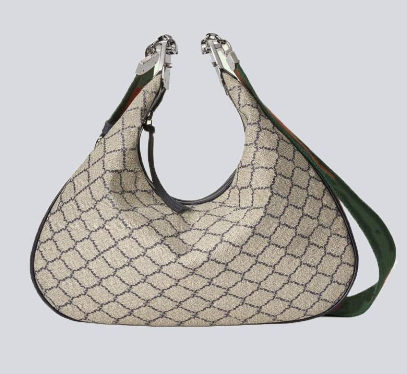 Attache large shoulder bag ebony Blue red Web trim additional leather strap Designer Luxury cross body Handbags Beige blue canvas 3097233, Lavender
Attache large shoulder bag ebony Blue red Web trim additional leather strap Designer Luxury cross body Handbags Beige blue canvas 3097233, Lavender