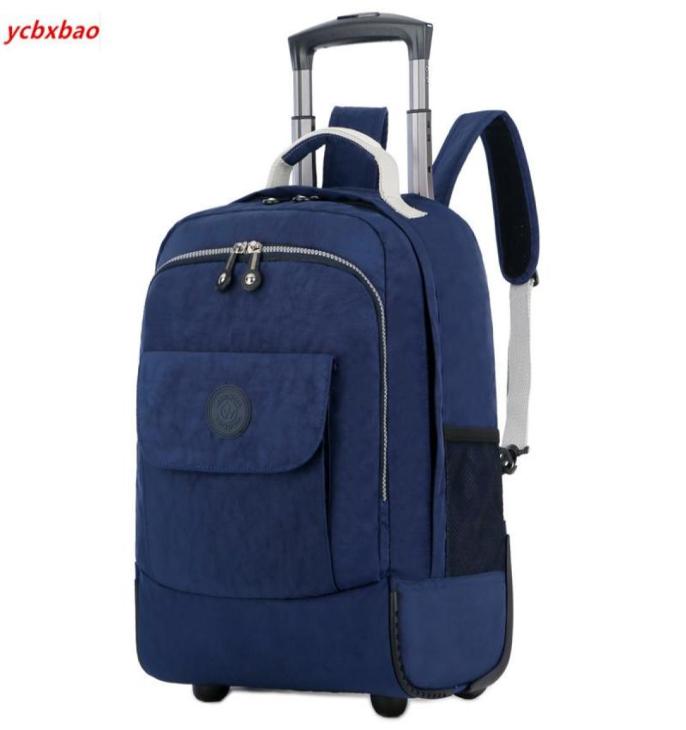 

Duffel Bags Travel Backpack Rolling Luggage Shoulder Spinner Backpacks High Capacity Wheels For Suitcase Trolley Carry On Duffle B4429187, Sky blue