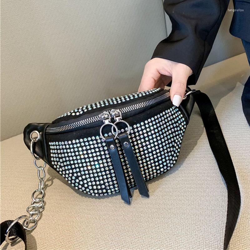 Waist Bags Fashion Bright Drill Woman Chest Bag Designer Belt Purses 2023 Summer Females Shoulder Crossbody, Color waist bag
Waist Bags Fashion Bright Drill Woman Chest Bag Designer Belt Purses 2023 Summer Females Shoulder Crossbody, Color waist bag