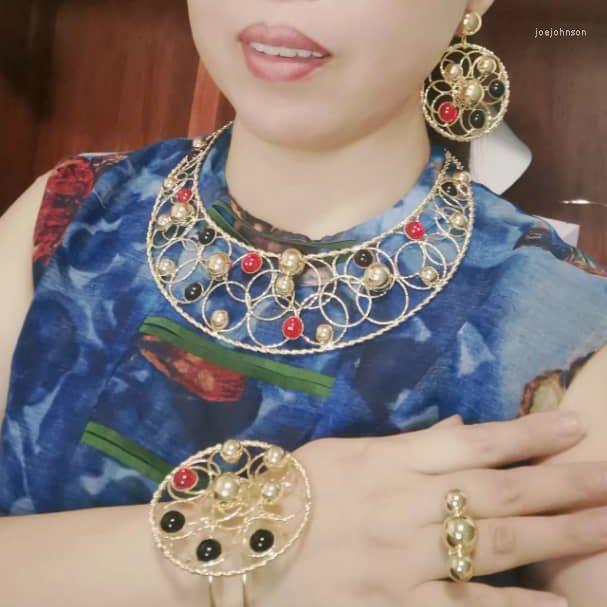 Necklace Earrings Set Luxury Quality Bride Jewelry For Women Brazilian Ring Bracelet FHK13511, Picture shown
Necklace Earrings Set Luxury Quality Bride Jewelry For Women Brazilian Ring Bracelet FHK13511, Picture shown