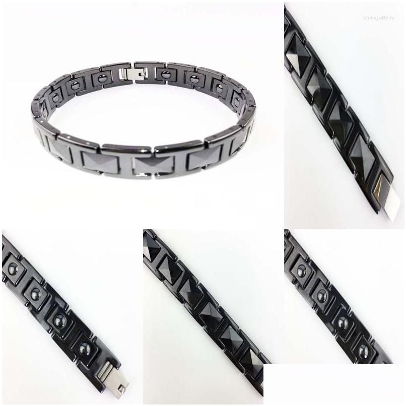 Chain Link Bracelets Black Classicial Mens Health Treatment Bracelet Jewelry Care Highend Unisex Relieve Arthritic Pain Wristband Dr Dhcti
Chain Link Bracelets Black Classicial Mens Health Treatment Bracelet Jewelry Care Highend Unisex Relieve Arthritic Pain Wristband Dr Dhcti