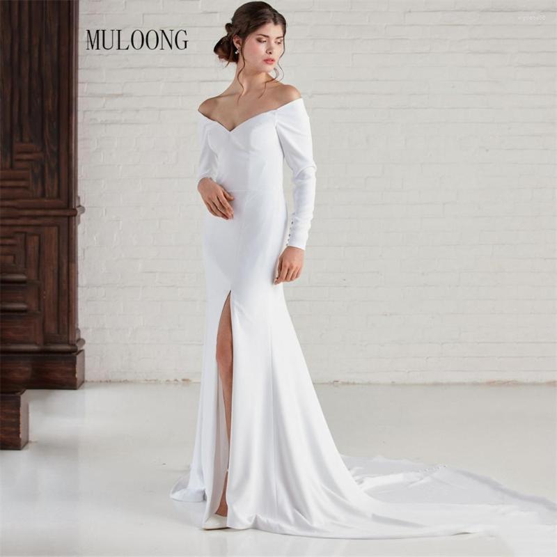 Wedding Dress MULOONG Elegant V Neck Full Sleeve Mermaid Long High Side Slit Floor Length Sweep Train Pleat Gowns Vestidos De Novia, Auburn
Wedding Dress MULOONG Elegant V Neck Full Sleeve Mermaid Long High Side Slit Floor Length Sweep Train Pleat Gowns Vestidos De Novia, Auburn