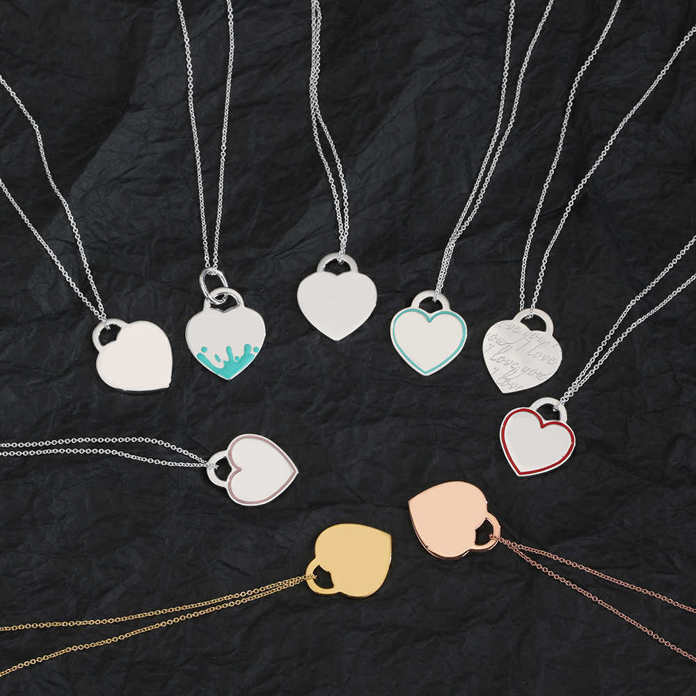 Pendant Necklaces 925 Sterling Silver Classic Luxury Ornaments Necklace Rose Heart Women's Party High Fashion Free Shipping AA230526
Pendant Necklaces 925 Sterling Silver Classic Luxury Ornaments Necklace Rose Heart Women's Party High Fashion Free Shipping AA230526