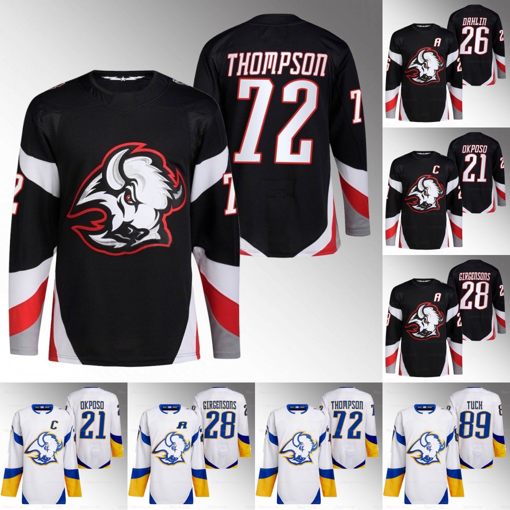 Tage Thompson Sabres Jerseys Ukko-Pekka Luukkonen Rasmus Dahlin Mattias Samuelsson Dylan Cozens Alex Tuch Kyle Okposo Devon Levi Owen Power, Green
Tage Thompson Sabres Jerseys Ukko-Pekka Luukkonen Rasmus Dahlin Mattias Samuelsson Dylan Cozens Alex Tuch Kyle Okposo Devon Levi Owen Power, Green