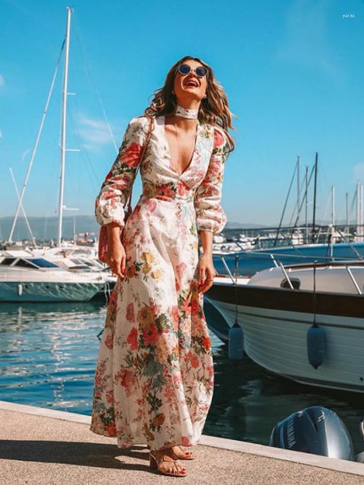 Casual Dresses Bohemian Fashion Chic Maxi Dress 2023 Spring/Autumn Women A-Line Elegant Floral Printed Long Sleeve A1925, Multi
Casual Dresses Bohemian Fashion Chic Maxi Dress 2023 Spring/Autumn Women A-Line Elegant Floral Printed Long Sleeve A1925, Multi