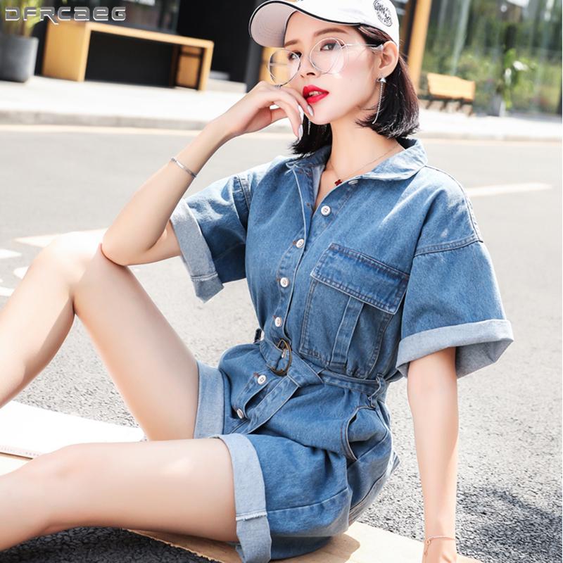 Women' Jumpsuits & Rompers Summer Denim Overalls Women Casual High Waist Short Sleeve Playsuits Loose Wide Leg Jeans Jumpsuit Bodycon Rompe, Blue
Women' Jumpsuits & Rompers Summer Denim Overalls Women Casual High Waist Short Sleeve Playsuits Loose Wide Leg Jeans Jumpsuit Bodycon Rompe, Blue