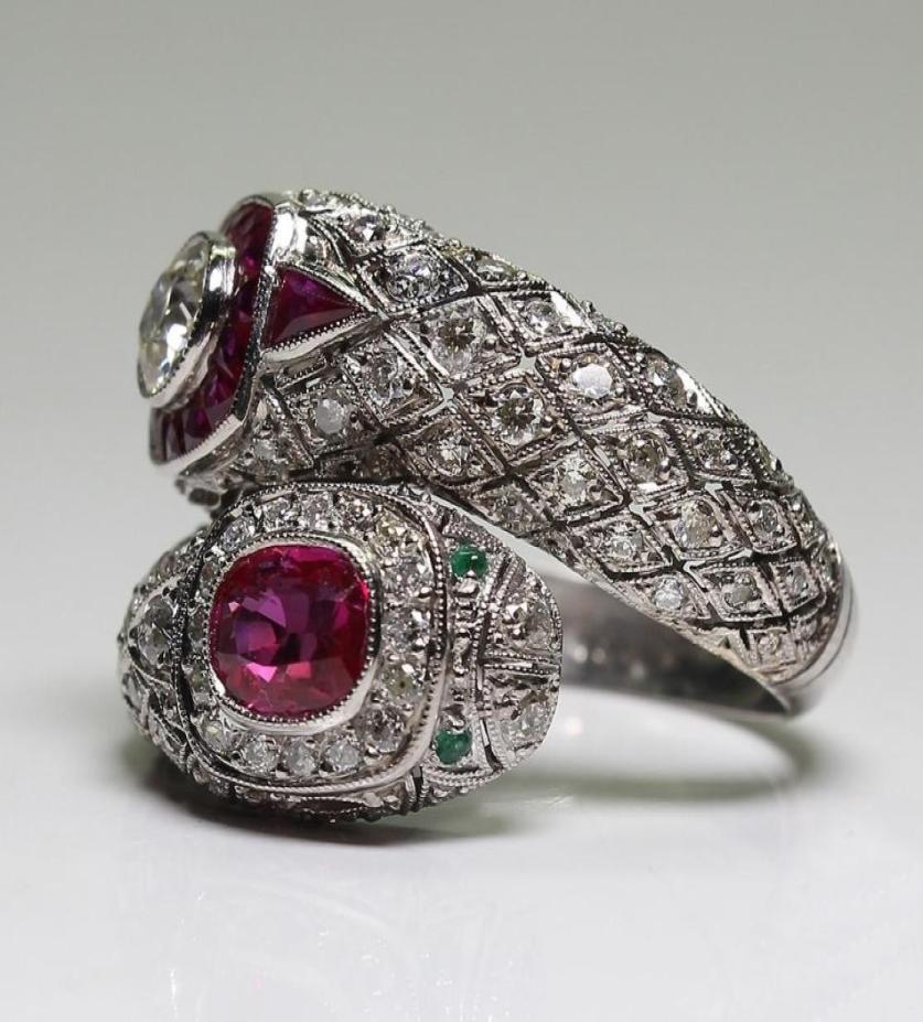 Antique Art Deco 925 Sterling Silver Ruby White Sapphire Ring Anniversary Gift Say Size 5 121076613
Antique Art Deco 925 Sterling Silver Ruby White Sapphire Ring Anniversary Gift Say Size 5 121076613