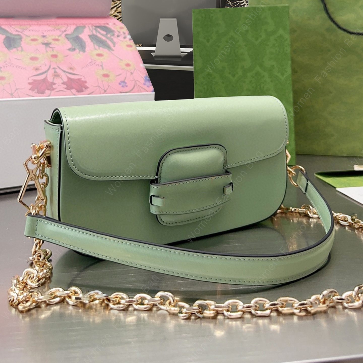 1955 Horsebit Bag High Quality Designers Leather Handbag Tote Luxury Clutch Flip Closure Shoulder Bag Crossbody Designer Bags Hobo Purses Handbags Bag, Green
1955 Horsebit Bag High Quality Designers Leather Handbag Tote Luxury Clutch Flip Closure Shoulder Bag Crossbody Designer Bags Hobo Purses Handbags Bag, Green