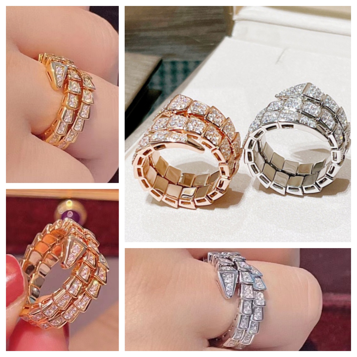 Narrow wide version snake bone rings designer ring full diamond luxury jewelry love ring ring for women serpentine designer jewelry hip hop ring without box
Narrow wide version snake bone rings designer ring full diamond luxury jewelry love ring ring for women serpentine designer jewelry hip hop ring without box