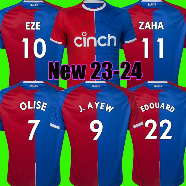 23 24 CPFC Soccer Jerseys 2023 2024 MILIVOJEVIC OLISE KOUYATE EZE CrystalS J.AYEW ZAHA MATETA CHLUPP PALACE BENTEKE SCHLUPP Home Football shirt, 23-24 home patch
23 24 CPFC Soccer Jerseys 2023 2024 MILIVOJEVIC OLISE KOUYATE EZE CrystalS J.AYEW ZAHA MATETA CHLUPP PALACE BENTEKE SCHLUPP Home Football shirt, 23-24 home patch