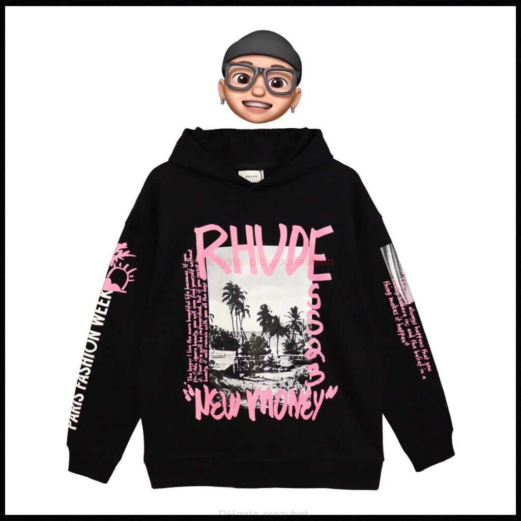 Designer Clothing Mens Sweatshirts Hoodies 22ss New American Rhude Distressed Landscape Letter Print Hooded Sweater Ins Loose Couple Coat Fashion Streetwear Pull, Shipping fee
Designer Clothing Mens Sweatshirts Hoodies 22ss New American Rhude Distressed Landscape Letter Print Hooded Sweater Ins Loose Couple Coat Fashion Streetwear Pull, Shipping fee