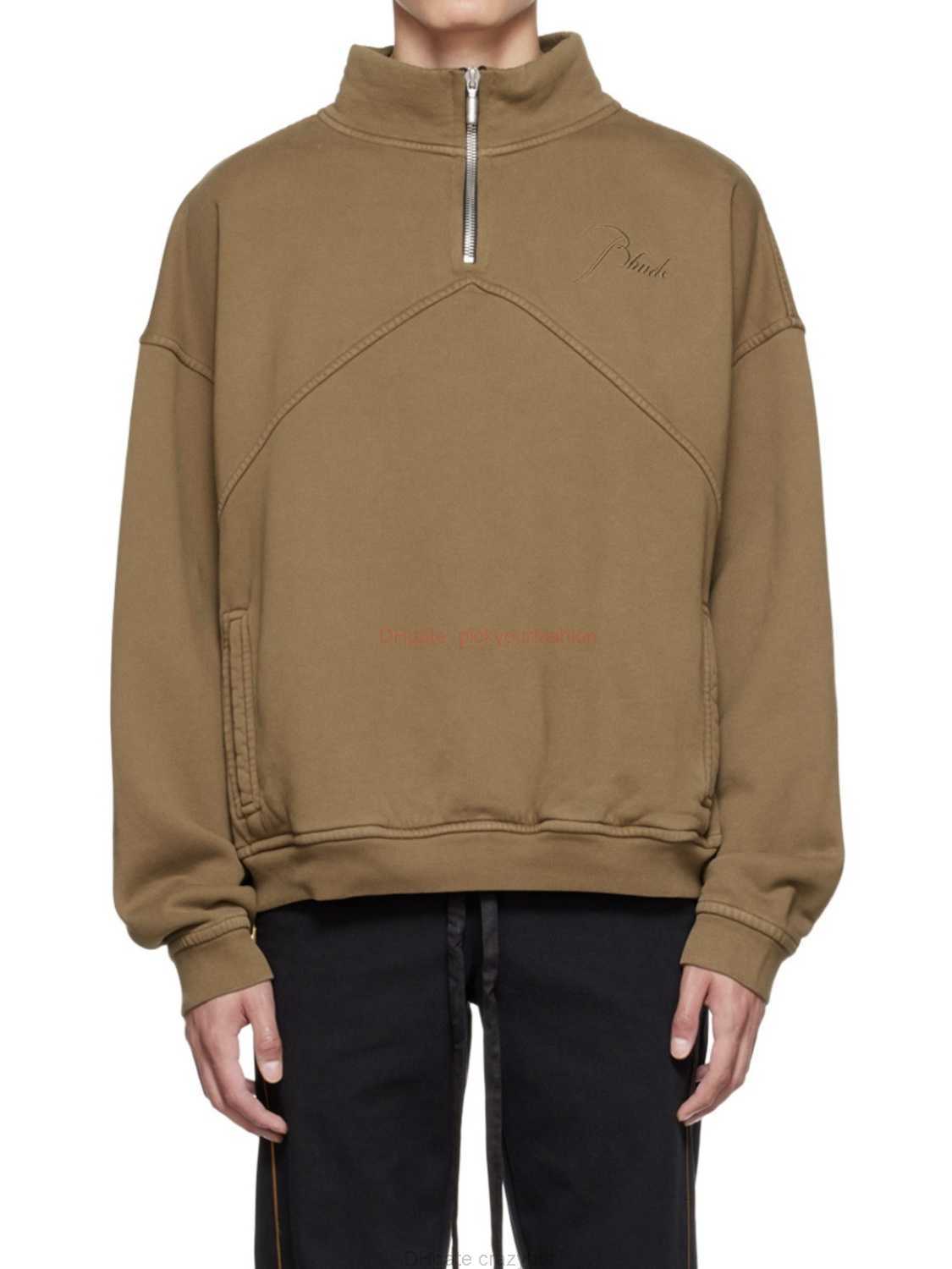 Designer Clothing Mens Sweatshirts Hoodies H332 Rhude Autumnwinter Zipper Stand Up Collar Panel Pullover Embroidered Plush Sweater Fashion Streetwear Pullover j, Shipping fee
Designer Clothing Mens Sweatshirts Hoodies H332 Rhude Autumnwinter Zipper Stand Up Collar Panel Pullover Embroidered Plush Sweater Fashion Streetwear Pullover j, Shipping fee