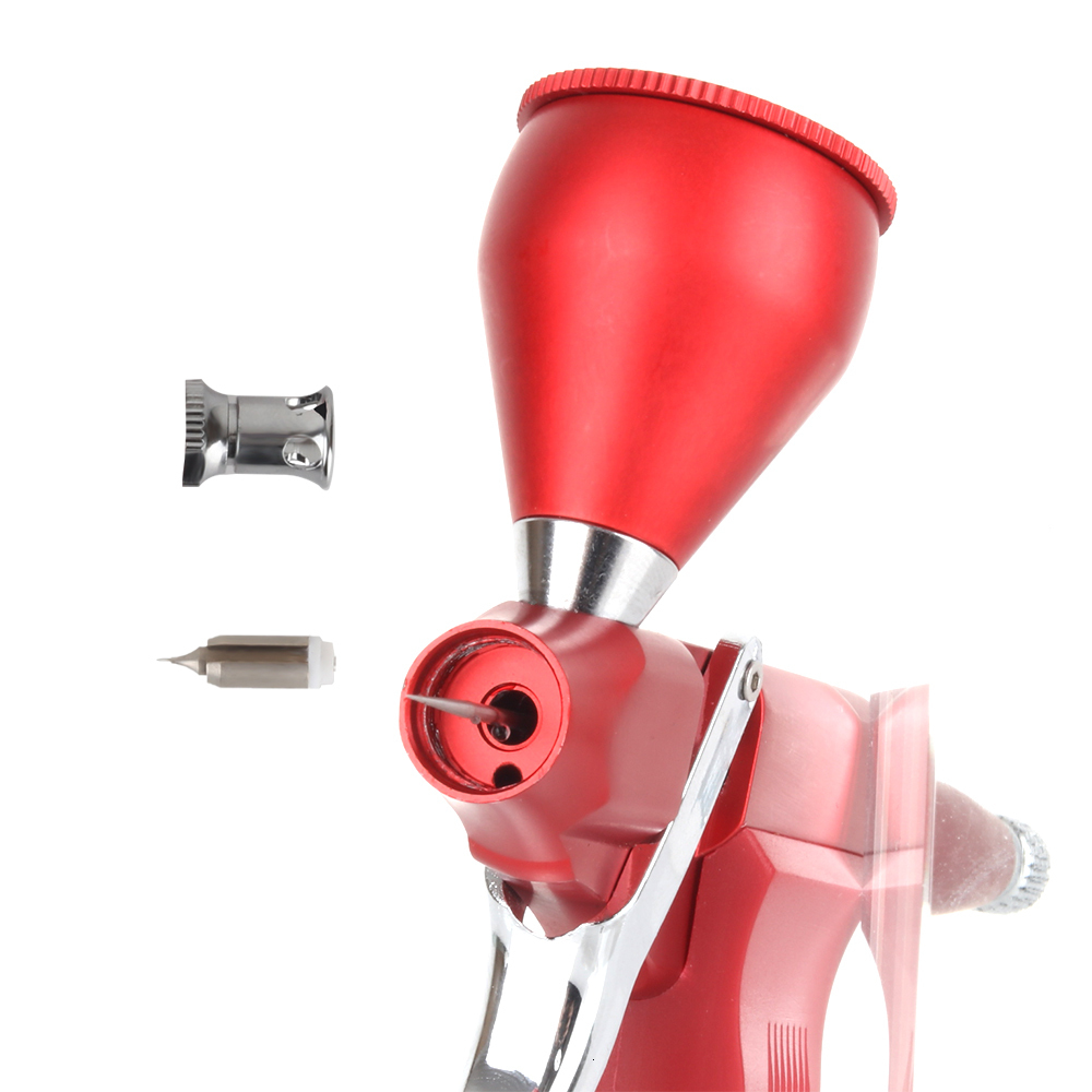 Spray Guns RIBO Dual Action Airbrush Gun Easy Clean 20 40CC 0.3MM Trigger Simple Spary Pen 230526