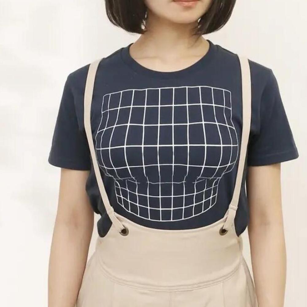 T-Shirt Breast T Shirt Women 3D Optical Illusion Tshirt t Girls Tops Summer Fashion Tshirt Cotton Graphic Tees Women Clothes, White
T-Shirt Breast T Shirt Women 3D Optical Illusion Tshirt t Girls Tops Summer Fashion Tshirt Cotton Graphic Tees Women Clothes, White