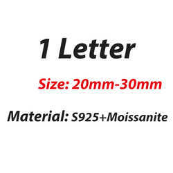 Personalized Custom Gold Plated Sterling Silver Pass Diamond Tester Moissanite Stone Custom Pendant