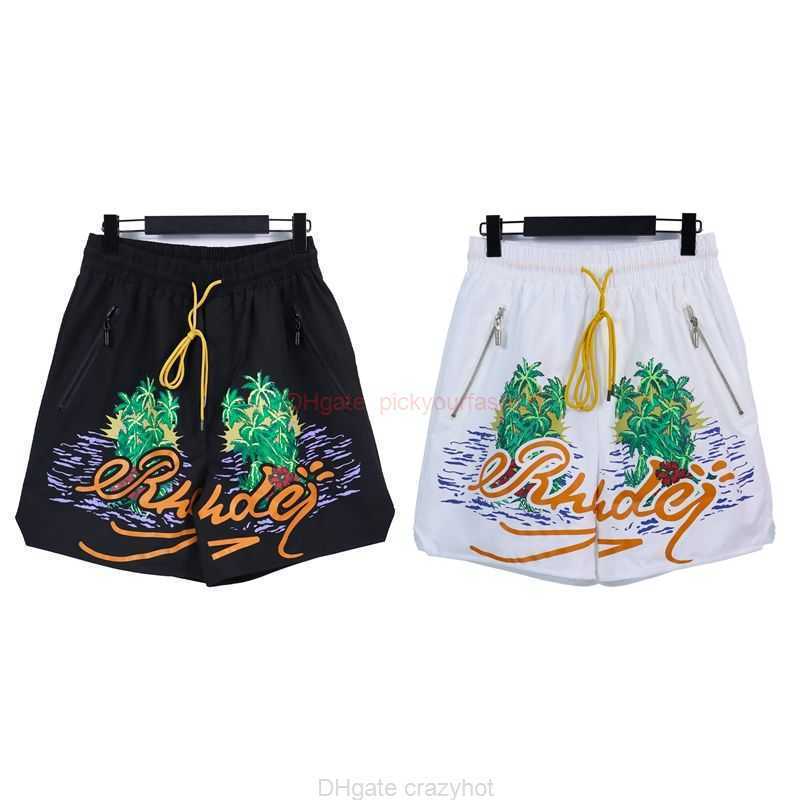 Designer Short Fashion Casual Clothing Beach shorts Rhude American Fashion Brand Coconut Tree Water Splash Pattern Letter Printing Shorts Loose Relaxed Casual Men
Designer Short Fashion Casual Clothing Beach shorts Rhude American Fashion Brand Coconut Tree Water Splash Pattern Letter Printing Shorts Loose Relaxed Casual Men