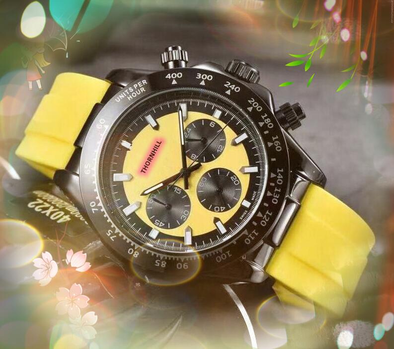 Top Grade Men Gentalmen Big Watch Stopwatch 43mm Colorful Rubber Band Clock Popular Casual Quartz Movement wholesale male gifts wristwatch, As pic
Top Grade Men Gentalmen Big Watch Stopwatch 43mm Colorful Rubber Band Clock Popular Casual Quartz Movement wholesale male gifts wristwatch, As pic