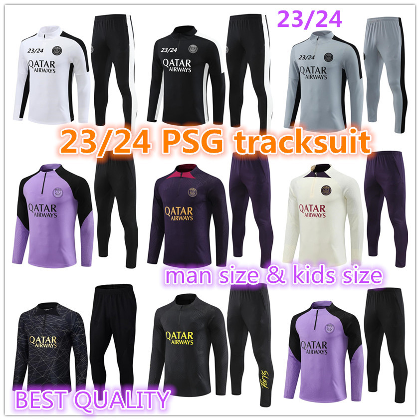 23 24 PSGs MBAPPE soccer jerseys ADULT tracksuit 2023 2024 Classic style Paris KIDS Training Suit Half ZIPPER Long sleeve SERGIO RAMOS VERRATTI ICARDI MAN child size
23 24 PSGs MBAPPE soccer jerseys ADULT tracksuit 2023 2024 Classic style Paris KIDS Training Suit Half ZIPPER Long sleeve SERGIO RAMOS VERRATTI ICARDI MAN child size