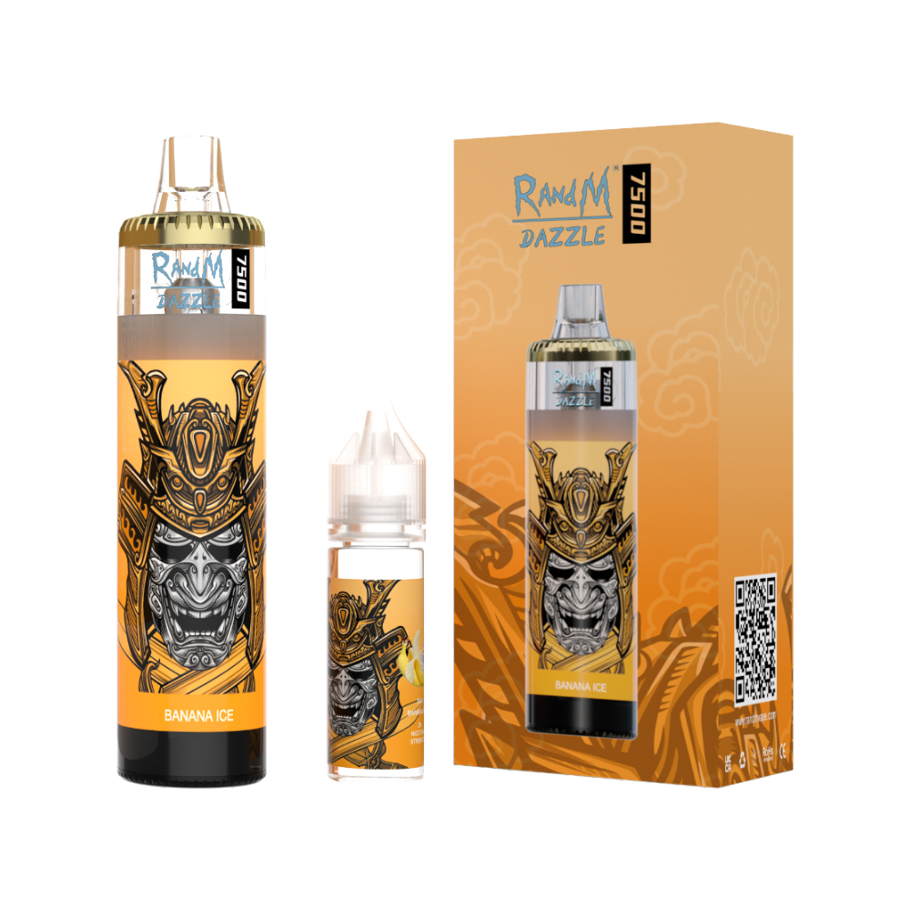 RandM Dazzle 7500 puffs e cigarette Disposable Vape Pen Kit Rechargeable 15ml 1000mah Empty Vaporizer Mesh Coil
RandM Dazzle 7500 puffs e cigarette Disposable Vape Pen Kit Rechargeable 15ml 1000mah Empty Vaporizer Mesh Coil