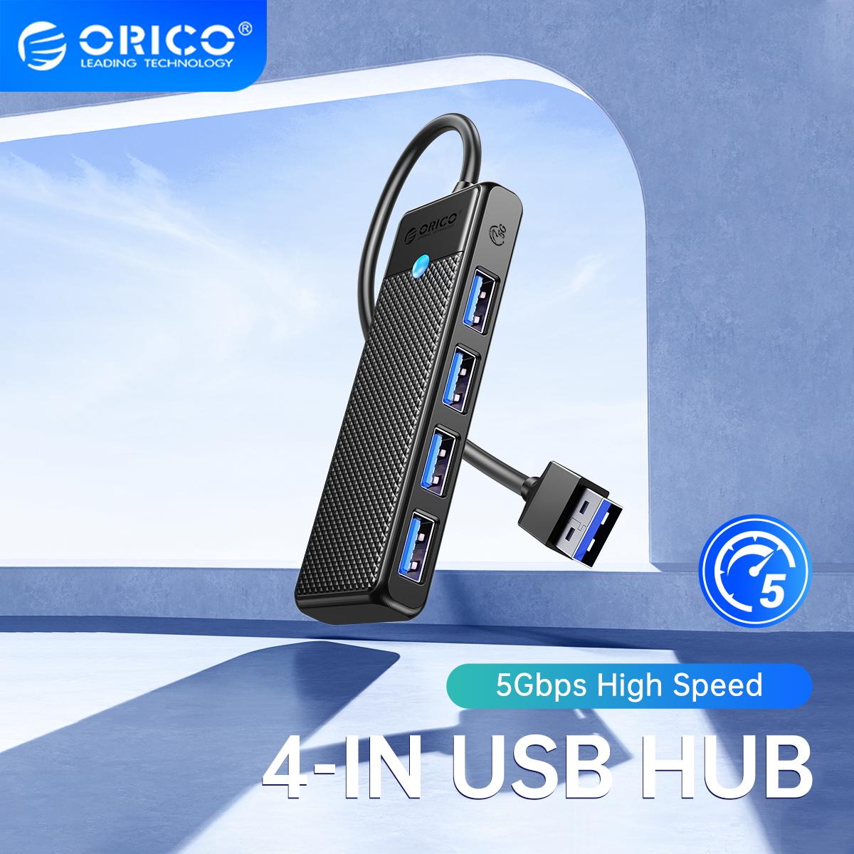 Stations ORICO Type C HUB USB HUB 3.0 4Port Splitter USB HUB Adapter Expansion Dock UltraSlim OTG Adapter For PC Computer Accessories
Stations ORICO Type C HUB USB HUB 3.0 4Port Splitter USB HUB Adapter Expansion Dock UltraSlim OTG Adapter For PC Computer Accessories