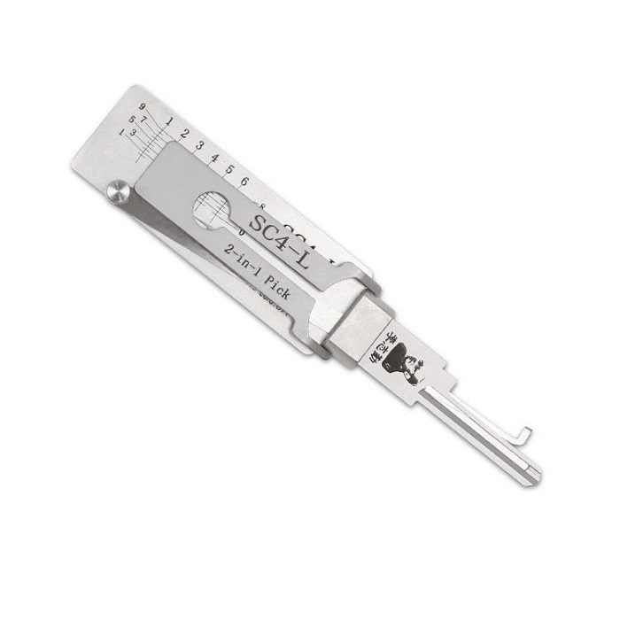 Lishi SC4-L 2-in-1 Lock Pick & Decoder Tool for Schlage: Fast Door Entry, Professional Grade
Lishi SC4-L 2-in-1 Lock Pick & Decoder Tool for Schlage: Fast Door Entry, Professional Grade