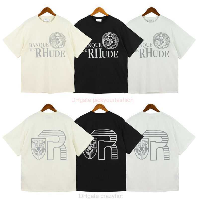 Designer Fashion Clothing Tees Tshirt 2023ss Summer New Rhude Mens Printed Short Sleeve Cotton Versatile Tshirt Round Neck Top for Men Women Cotton Streetwear Tops C, 2726 black
Designer Fashion Clothing Tees Tshirt 2023ss Summer New Rhude Mens Printed Short Sleeve Cotton Versatile Tshirt Round Neck Top for Men Women Cotton Streetwear Tops C, 2726 black