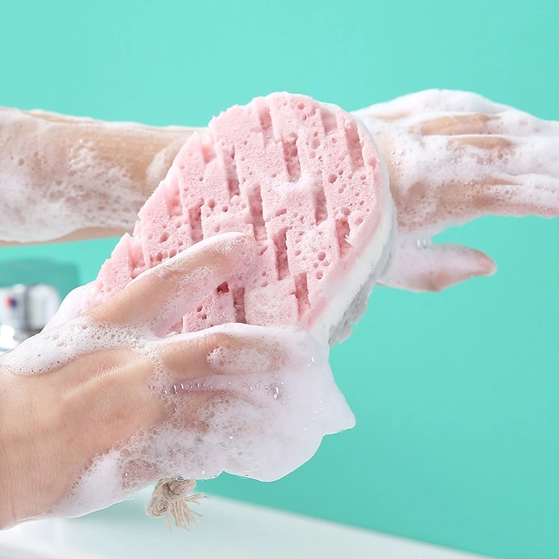 Soft Sponge Bath Ball Skin Exfoliating Shower Rub Whole Body Massage Brush Scrubber For Baby Adult Bathroom Accessories