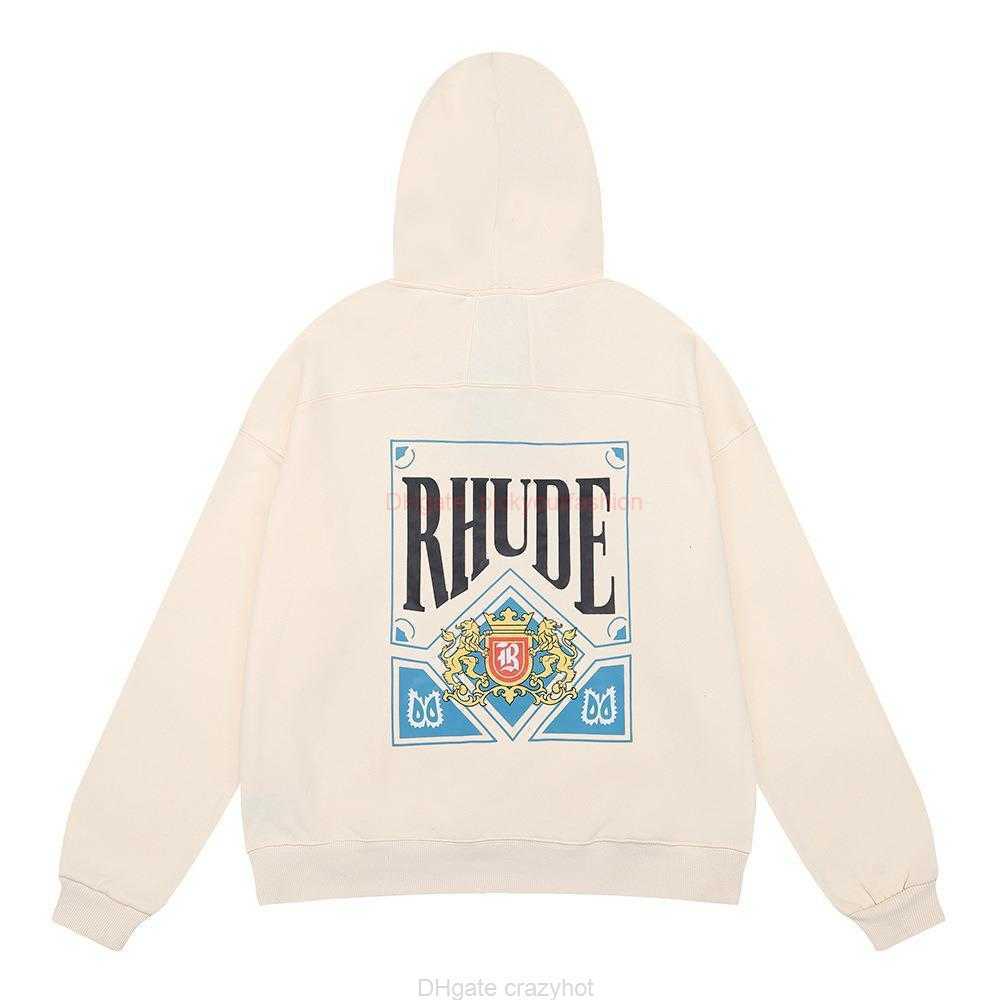 Designer Clothing Mens Sweatshirts Hoodies Small Fashion Rhude Playing Card Printing High Quality Cotton Terry Hoodie for Men Women Fashion Streetwear Pullover ja, Shipping fee
Designer Clothing Mens Sweatshirts Hoodies Small Fashion Rhude Playing Card Printing High Quality Cotton Terry Hoodie for Men Women Fashion Streetwear Pullover ja, Shipping fee