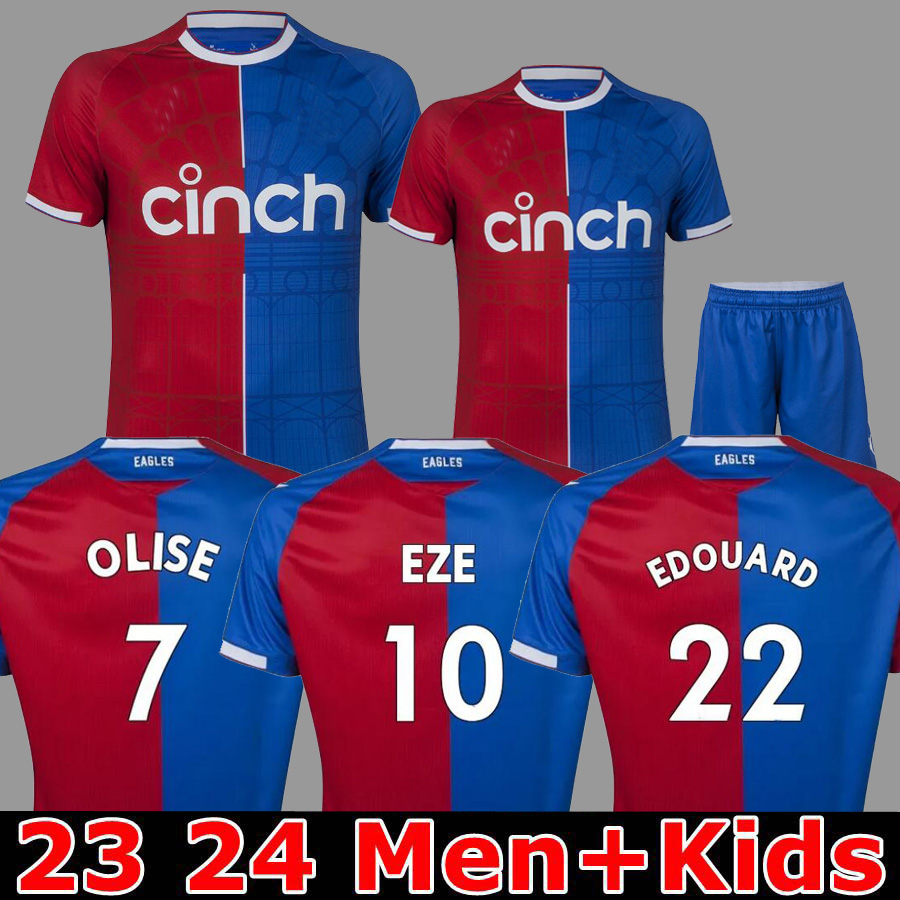 2023 2024 OLISE Crystal Soccer Jerseys 23 24 ZAHA EZE J.AYEW Palace home Top Football shirt Kit BENTEKE SCHLUPP MATETA EDOUARD GALLAGHER jersey uniforms, 130 th aldult epl
2023 2024 OLISE Crystal Soccer Jerseys 23 24 ZAHA EZE J.AYEW Palace home Top Football shirt Kit BENTEKE SCHLUPP MATETA EDOUARD GALLAGHER jersey uniforms, 130 th aldult epl