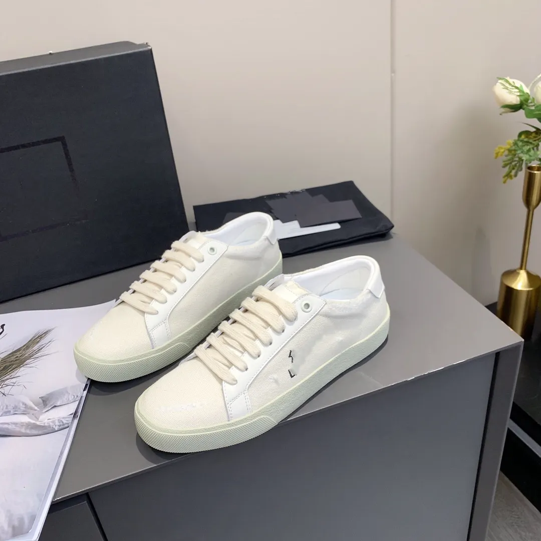 With Box Designer YSLity Shoes Designer Luxury Canvas Court Classic SL/06 Distressed Shoes 2021SS Embroidered Low Top Leather Sneakers mOY
With Box Designer YSLity Shoes Designer Luxury Canvas Court Classic SL/06 Distressed Shoes 2021SS Embroidered Low Top Leather Sneakers mOY