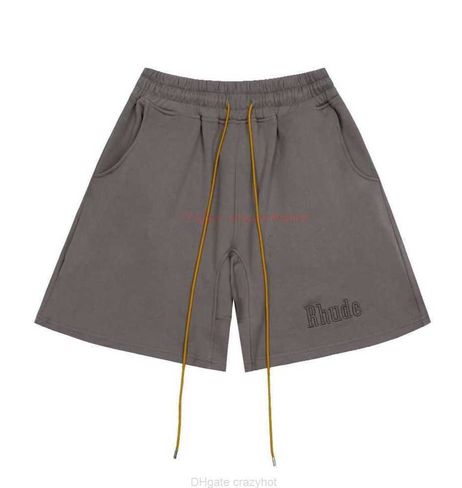 Designer Short Fashion Casual Clothing Beach shorts High Edition Rhude 2023ss Classic Letter Embroidery Letter Loose Split Casual Shorts Mens Summer Joggers Sport, Cement
Designer Short Fashion Casual Clothing Beach shorts High Edition Rhude 2023ss Classic Letter Embroidery Letter Loose Split Casual Shorts Mens Summer Joggers Sport, Cement