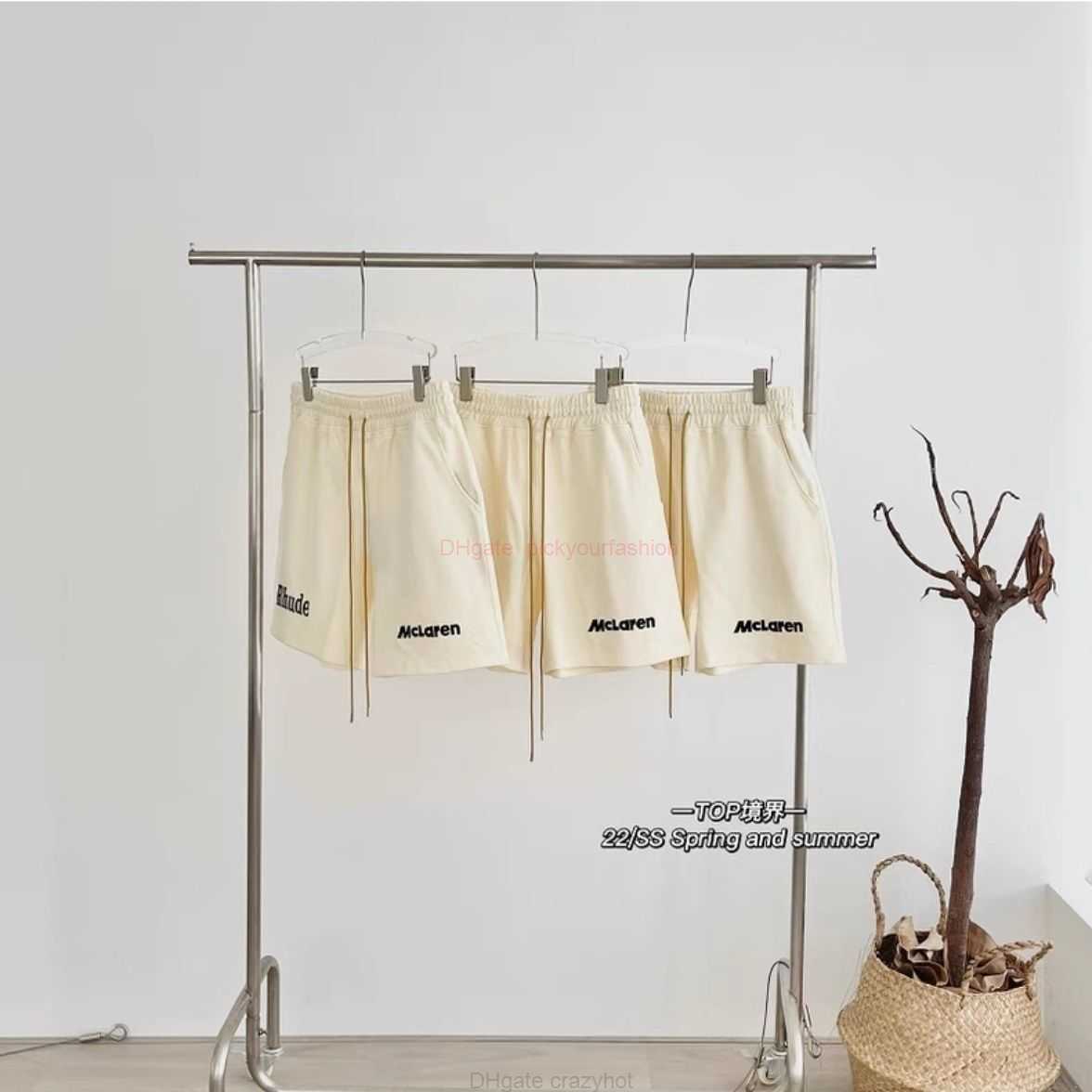 Designer Short Fashion Casual Clothing Beach shorts Rhude x Mclaren Co Branded Shorts Summer High Street Letter Embroidery Mens Womens Loose Fit Sports Capris Jogge, Apricot
Designer Short Fashion Casual Clothing Beach shorts Rhude x Mclaren Co Branded Shorts Summer High Street Letter Embroidery Mens Womens Loose Fit Sports Capris Jogge, Apricot