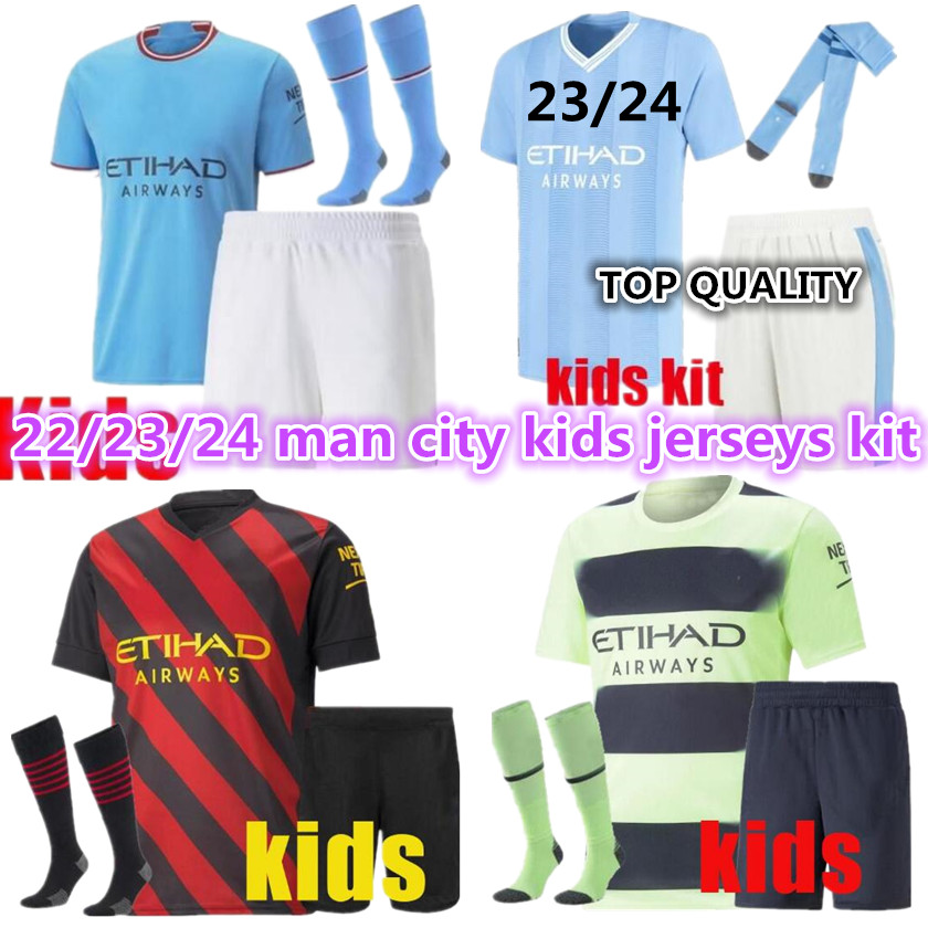 22 23 24 CITY kids kit HAALAND SOCCER JERSEYS GREALISH STERLING MANS CITIES MAHREZ DE BRUYNE FODEN 2023 2024 football tops shirt child sets uniform
22 23 24 CITY kids kit HAALAND SOCCER JERSEYS GREALISH STERLING MANS CITIES MAHREZ DE BRUYNE FODEN 2023 2024 football tops shirt child sets uniform