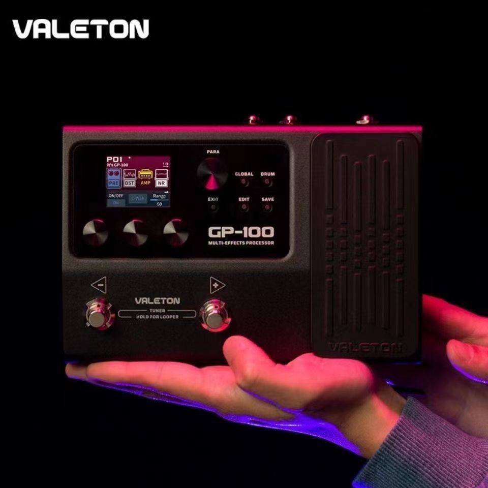 Valeton Sound GP-100 Effects, Electric Guitar, Bass, Acoustic Guitar, Drum Machine, Performance, Sound Card Mixed Chinese
Valeton Sound GP-100 Effects, Electric Guitar, Bass, Acoustic Guitar, Drum Machine, Performance, Sound Card Mixed Chinese