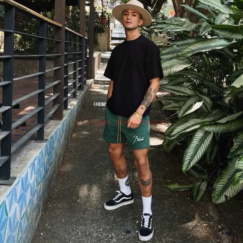 Designer Short Fashion Casual Clothing Beach shorts Summer New Sports Casual American Shorts Mens Rhude Terry Cropped Pants Webbing Drawstring Versatile Pants Ins, Dark green
Designer Short Fashion Casual Clothing Beach shorts Summer New Sports Casual American Shorts Mens Rhude Terry Cropped Pants Webbing Drawstring Versatile Pants Ins, Dark green
