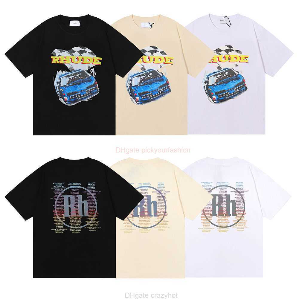 Designer Fashion Clothing Tees Tshirt American Fashion Brand Rhude Racing Formula F1 Commemorative Short Sleeve High Quality Double Yarn Pure Cotton Short Sleeve T, Black 5032
Designer Fashion Clothing Tees Tshirt American Fashion Brand Rhude Racing Formula F1 Commemorative Short Sleeve High Quality Double Yarn Pure Cotton Short Sleeve T, Black 5032