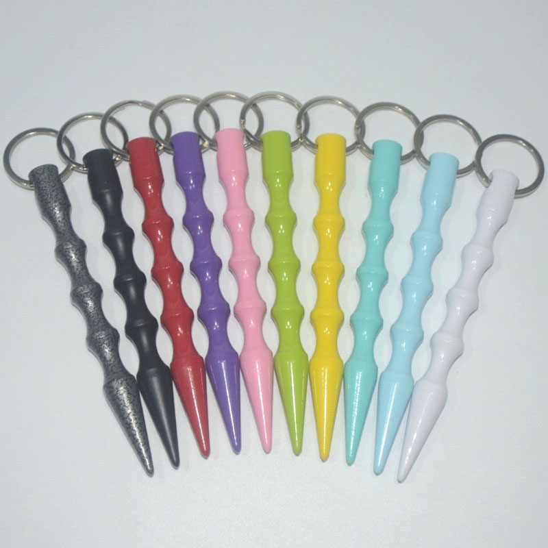 Multifunction Self Defense Spike Keychains For Women MenBag Alloy Key Holder Charm Hanging pendant Car Key Chains Key Ring 18 colors in stock
Multifunction Self Defense Spike Keychains For Women MenBag Alloy Key Holder Charm Hanging pendant Car Key Chains Key Ring 18 colors in stock