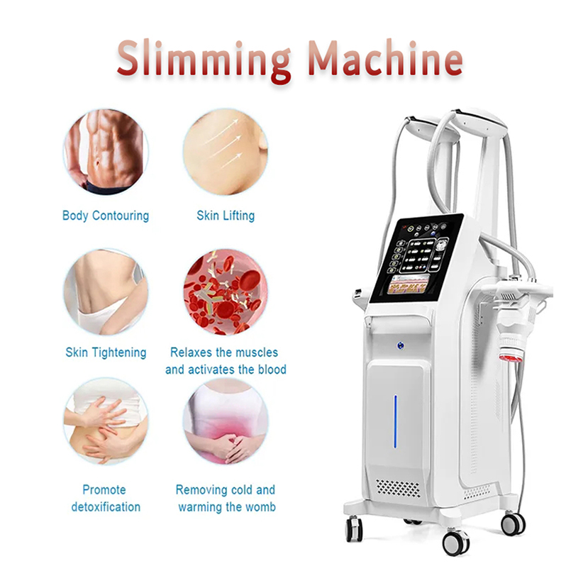 SPA Salon Use RF boby slimming machine Vacuum Roller Liposuction Cavitation Rf Body Shaping Fat Loss Massage Relax tendons anti-wrinkle face lift