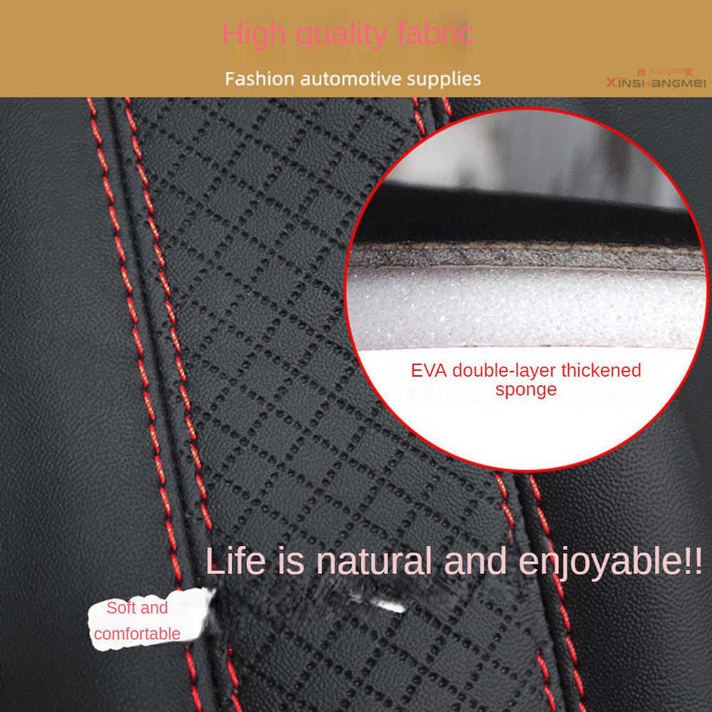 New Car accessories seat belt PU Leather Safety Belt Shoulder Cover Breathable Protection Seat Belt Padding Pad Auto Interior Access