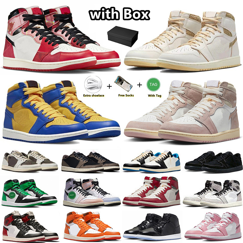 Mens Womens 1 1s Basketball Shoes Spider-verse Spiderverse Black Toe Royal Suede Skyline Lucky Green Palomino Valentines Day Lost and Found Sport Sneakers, Item#16
Mens Womens 1 1s Basketball Shoes Spider-verse Spiderverse Black Toe Royal Suede Skyline Lucky Green Palomino Valentines Day Lost and Found Sport Sneakers, Item#16