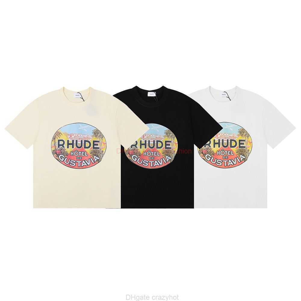 Designer Fashion Clothing Tees Tshirt Rhude Gustavia Hotel Printing High Quality Double Yarn Pure Cotton Casual Versatile Short Sleeve Tshirt for Men Women Cotton S, White 5066
Designer Fashion Clothing Tees Tshirt Rhude Gustavia Hotel Printing High Quality Double Yarn Pure Cotton Casual Versatile Short Sleeve Tshirt for Men Women Cotton S, White 5066