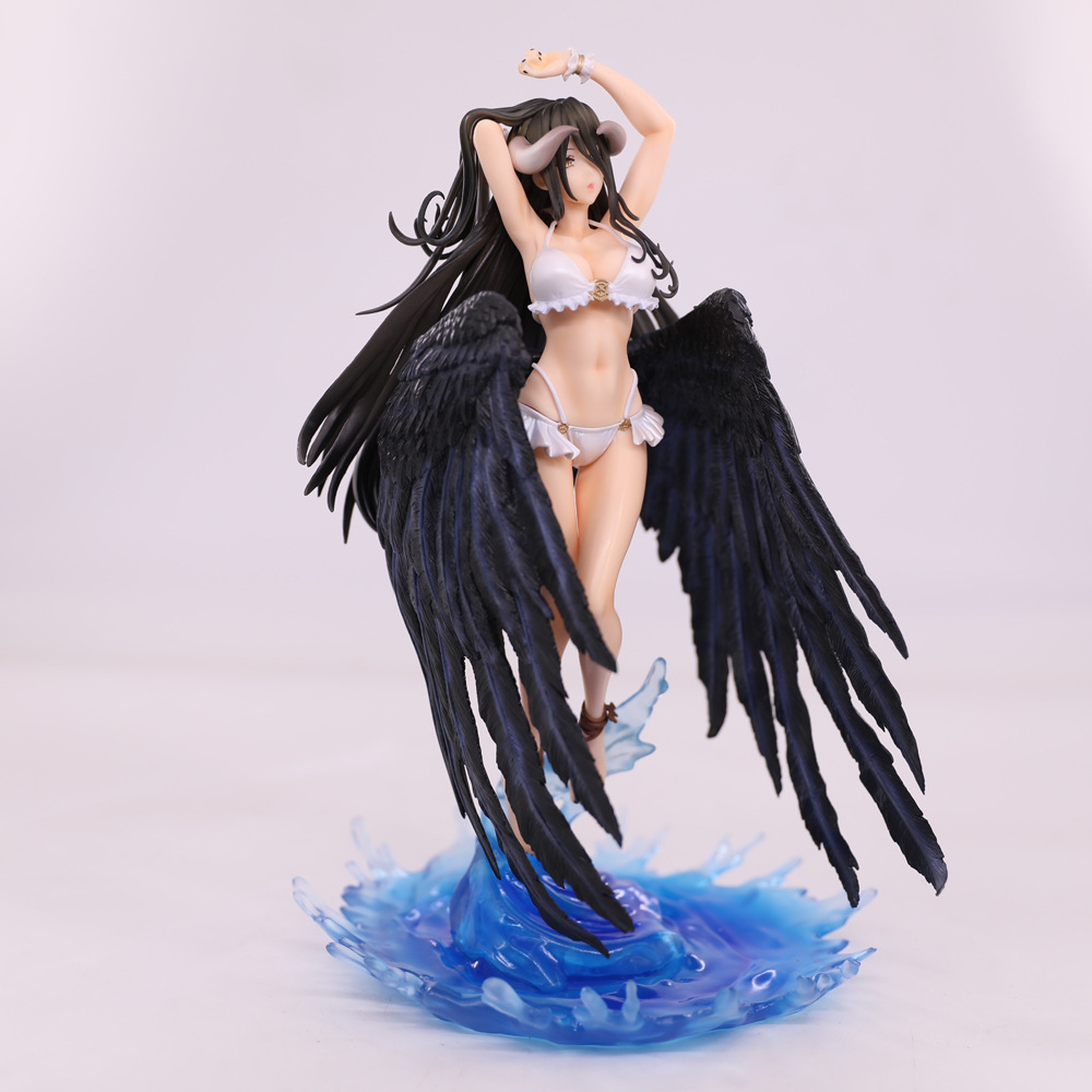 Funny Toys Shibuya Scramble Figure Overlord Albedo Swimsuit Ver. 1/7 PVC Action Figure Anime Sexy Figure Model Toys Doll Gift