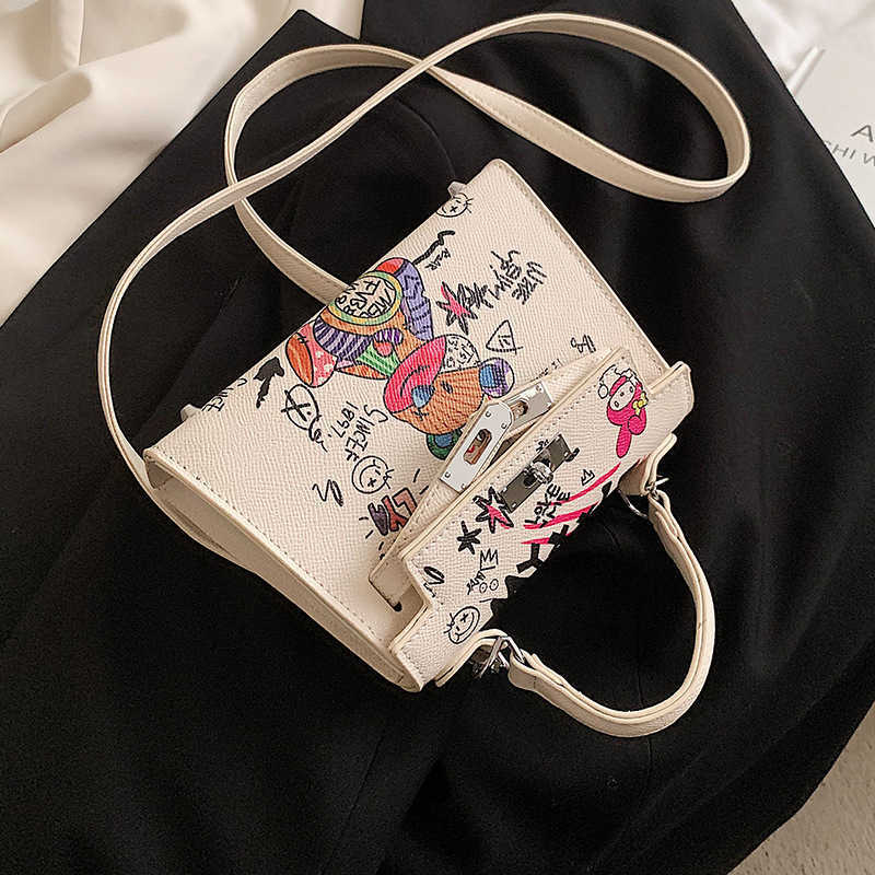 Net Red Small Shoulder Bag Women s Summer Versatile 2023 New Fashion Messenger Portable Square Handbag 230529
