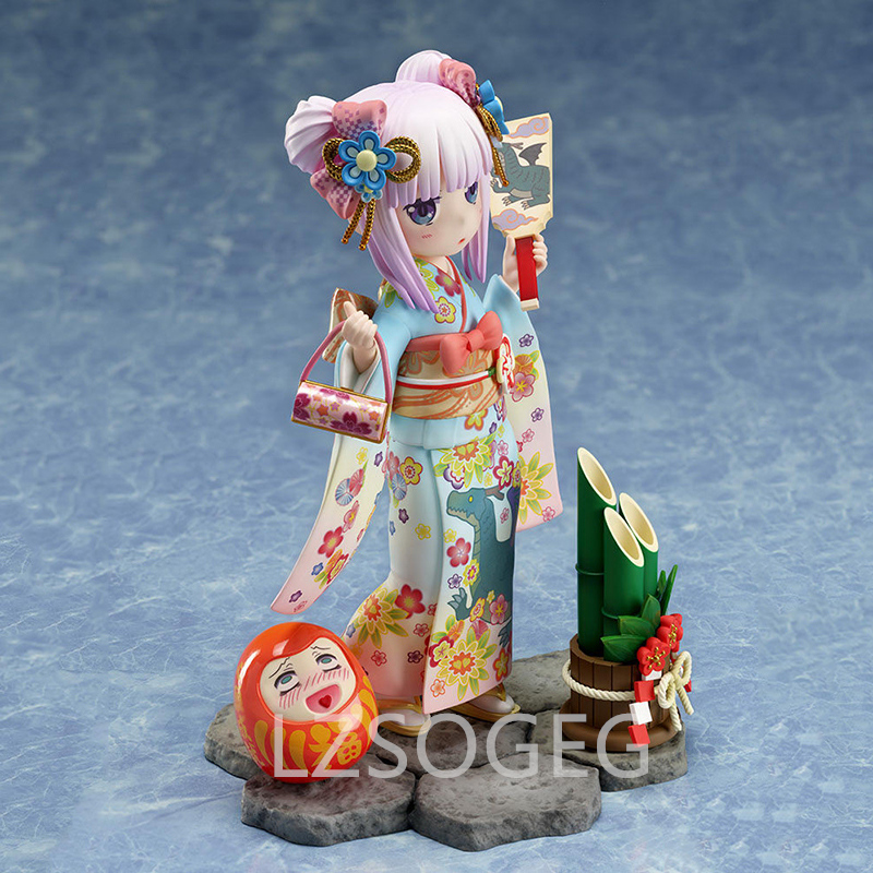 Funny Toys FNEX Miss Kobayashis Dragon Maid Kanna Finest Kimono 1/7 PVC Action Figure Anime Figure Model Toys Collection Doll