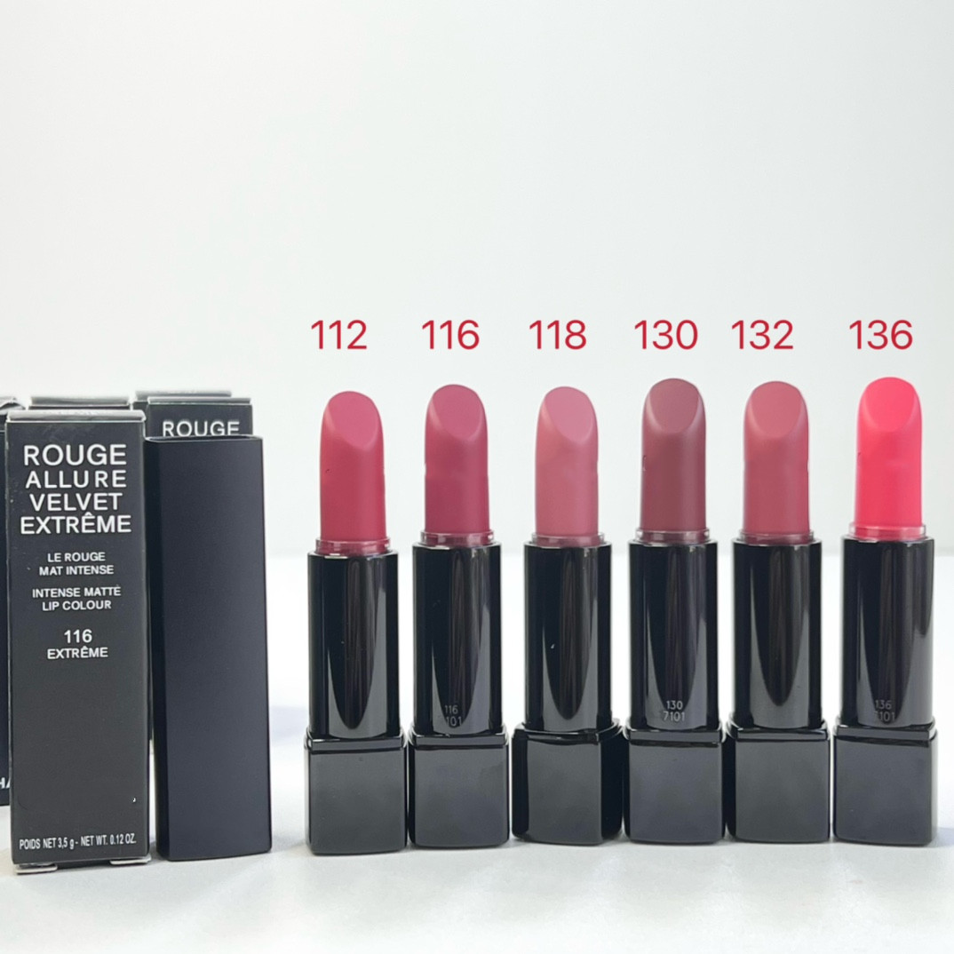 STOCK Top Quality Metal Tube Brand Lipstick Rouge Allure Velvet 114 116 130 132, Customize
STOCK Top Quality Metal Tube Brand Lipstick Rouge Allure Velvet 114 116 130 132, Customize