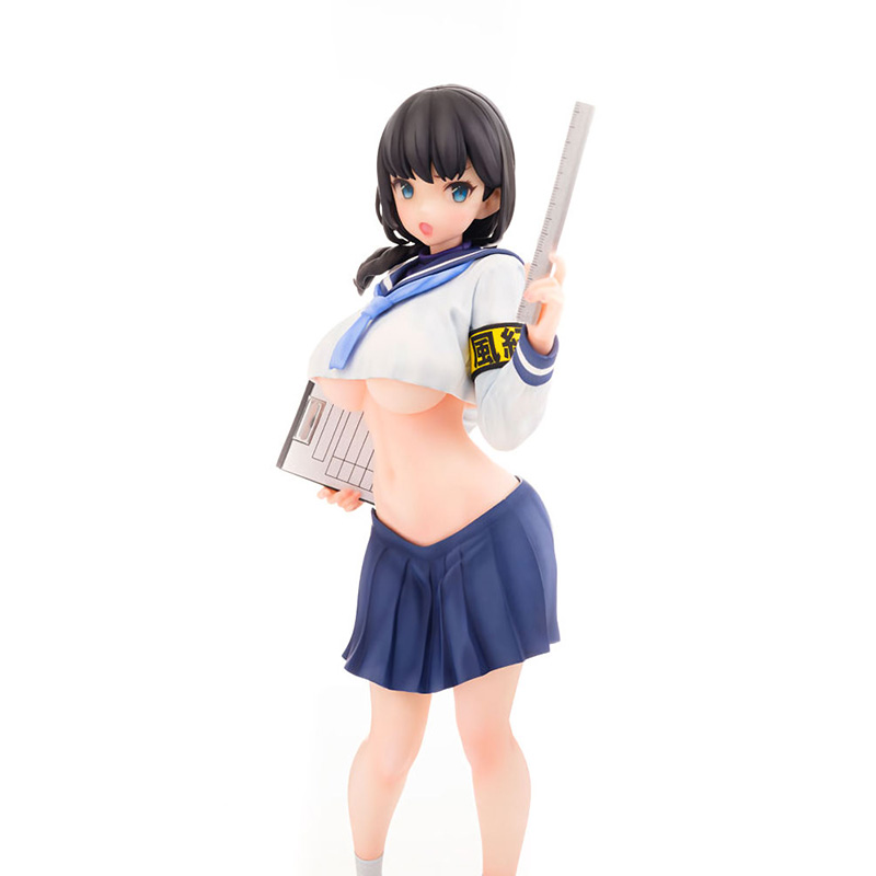 Funny Toys Daiki Kougyou POPQNs Serious! Fuki Iin-san Illustration by POPQN PVC Action Figure Anime Sexy Figure Model Toys Dol